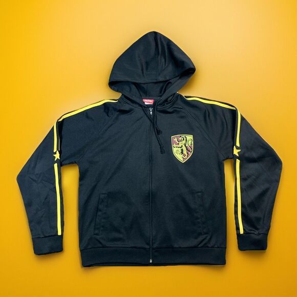 Harry Potter Zip-Up Quidditch Gryffindor Jacket Hoodie Size L - Picture 1 of 10